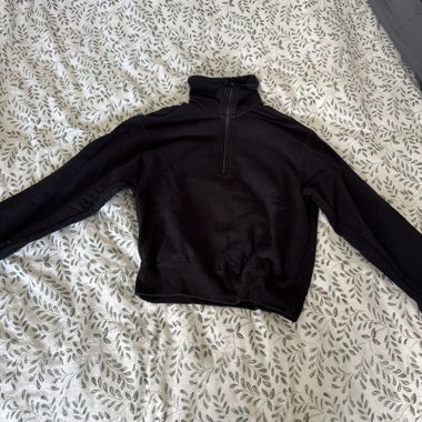 Sweat zippé noir