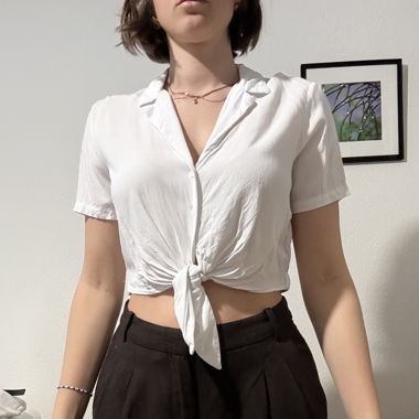Weisse Bluse