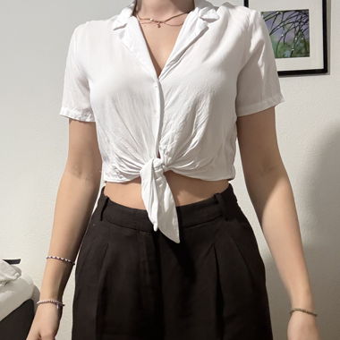Weisse Bluse