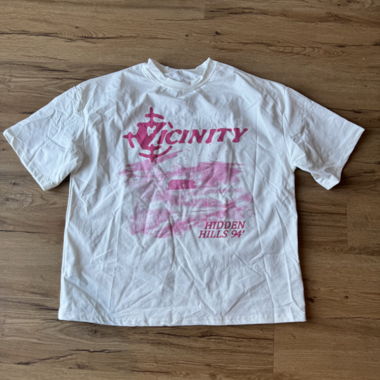 T-shirt Vicinity - Blanc/Rose - Taille M