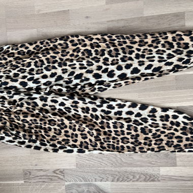 Pantaloni leopard con vita elastica