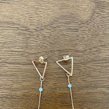 Boucles d’oreilles en or rose