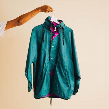 Vintage 80er Jahre Regen Mantel / Windbreaker 