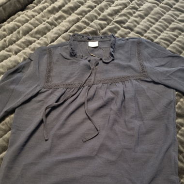 Schöne Bluse Neu Marinenblau