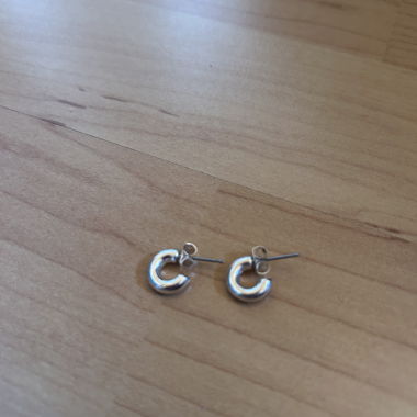 Silver Hoop Earrings