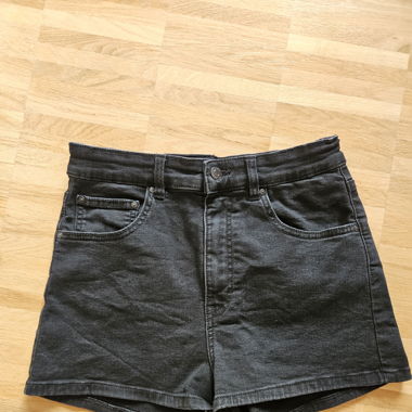 Jeans-Shorts schwarz