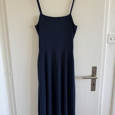 Navy Spaghetti Strap Dress