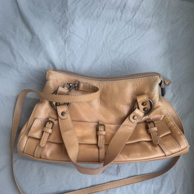 Tasche 90' Style, Leder Vintage Italy