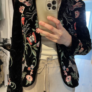 Bestickter Blazer