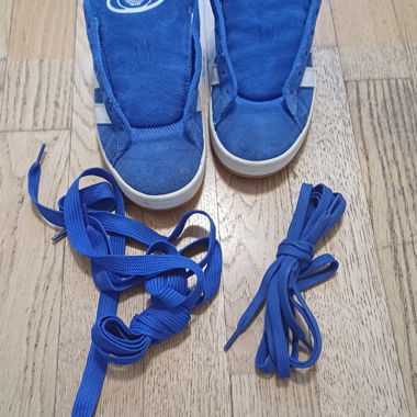 Blue Adidas Campus Sneakers
