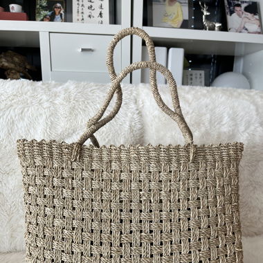 Sac fourre-tout style paille tressée - été & plage