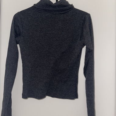Dark Grey Turtleneck Sweater