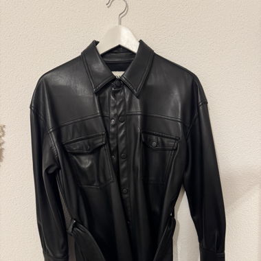 Kunstlederhemd Zara