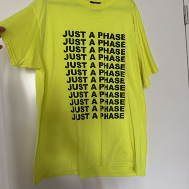 Neon T-Shirt mit Print