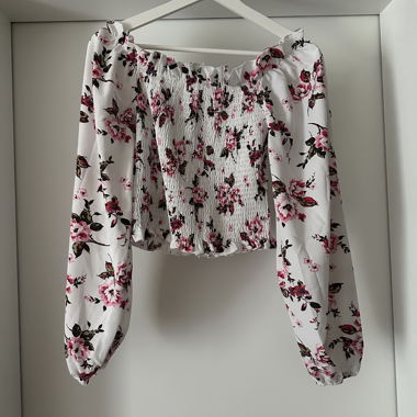 Floral Crop Blouse