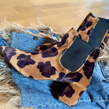 Stiefeletten Leoprint