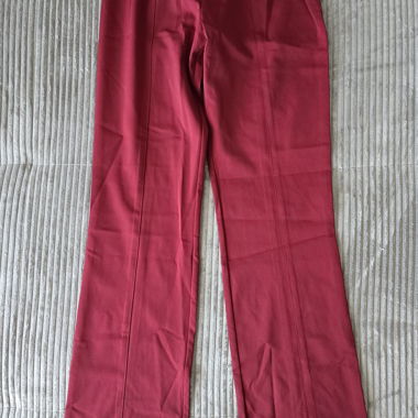 Pantalon évasé Anti-Flirt Paris (1) Rouge foncé