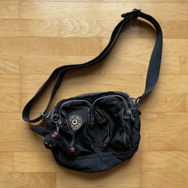 Sac bandoulière Kipling noir