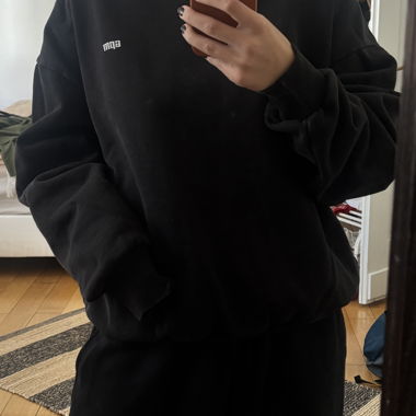 6pm hoodie black