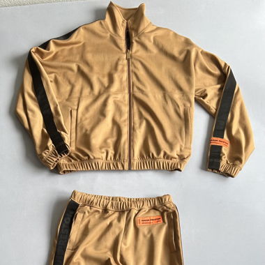 Heron Preston Brown Logo Track Pants