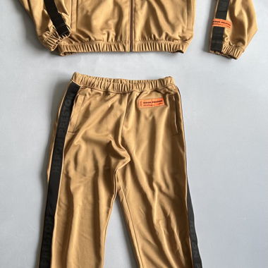 Heron Preston Brown Logo Track Pants