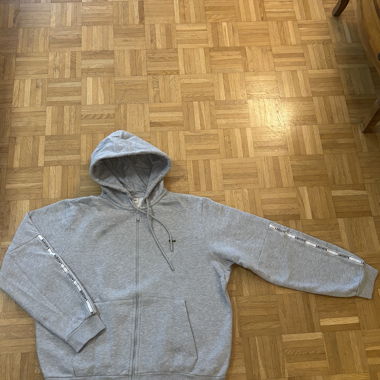 Lacoste Kapuzenjacke Grau Classic Fit Gr. L