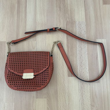 Orange crossbody bag