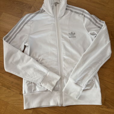 Giacca da allenamento Adidas bianca