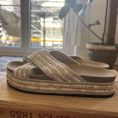 Sandales à paillettes