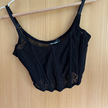 Top nero trasparente Tally Weijl - NUOVO