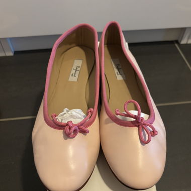 Ballerines pliables Paris en rose