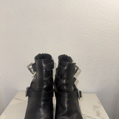 Bottines Noires en Cuir