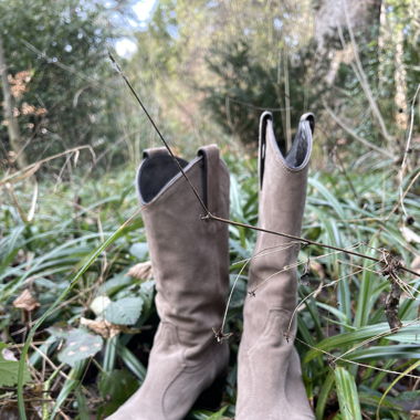 Cowboy Stiefel aus Wildleder