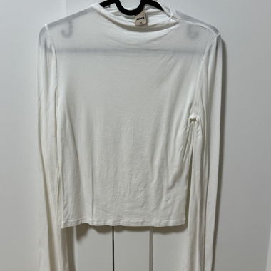 White Long Sleeve T-Shirt XS