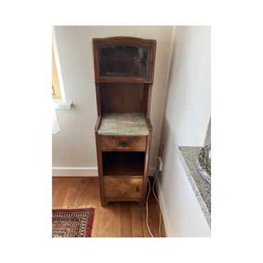 Armoire en bois vintage secrétaire de bureau