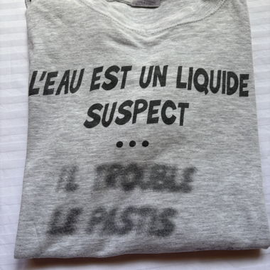 T-shirt gris XXL