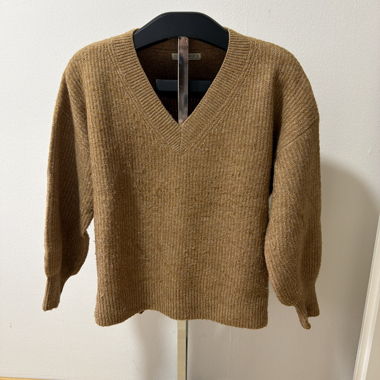 Maglione in maglia marrone