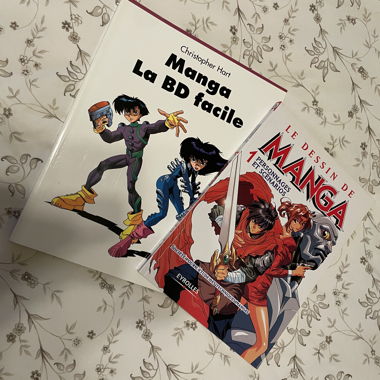 2 books: Manga Drawing, Manga The Easy Comic