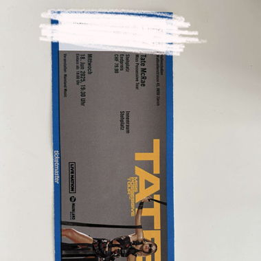 Tate McRae Konzert Ticket - 18.06.25 - Zürich