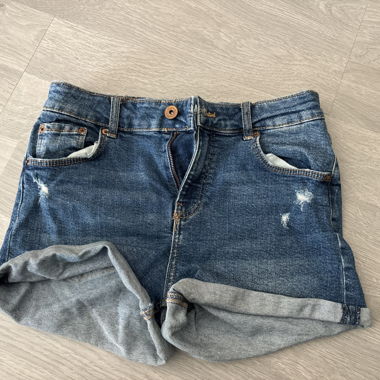 Short in jeans blu