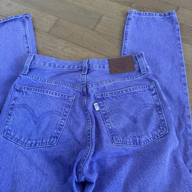 purple levi's 501 jeans
