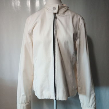 White Tommy Hilfiger transitional jacket