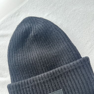 Acne Mütze Schwarz 