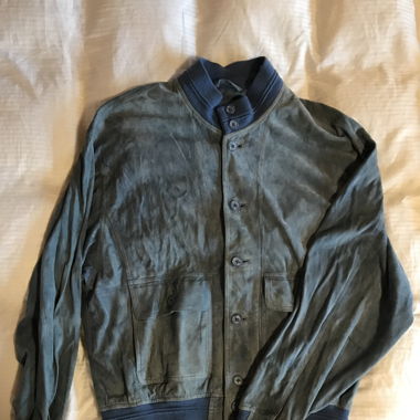 Veste en suede/daim style Bomber 