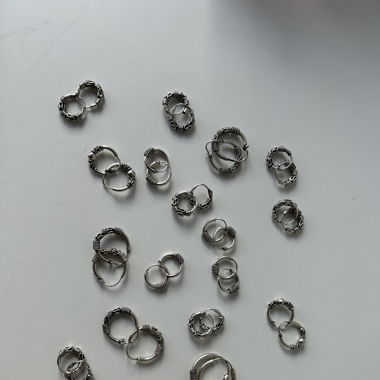 Silber Ohringen