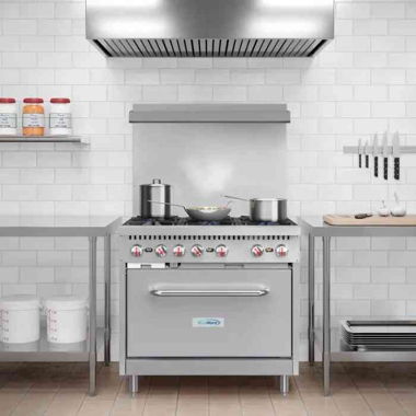 Commercial Gas Range Stove By Koolmore
