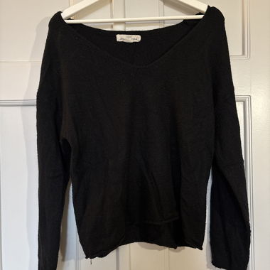 V- Ausschnitt Pullover