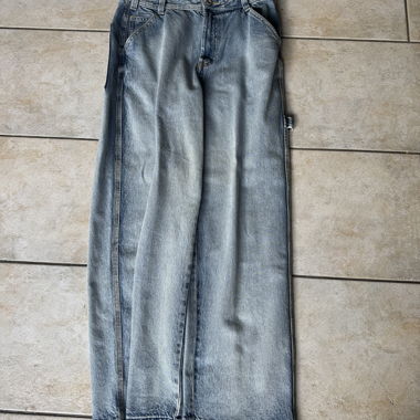Blaue ZARA Baggy-Jeans – Größe M / EU 42