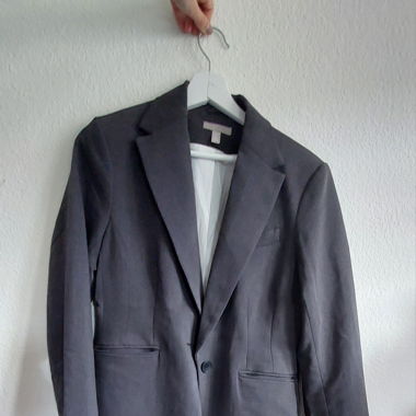 Dark grey suit jacket