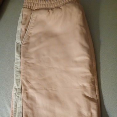 Leder Rock mit Gummibund